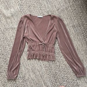 ZARA LONG SLEEVE TOP GOING OUT SEXY